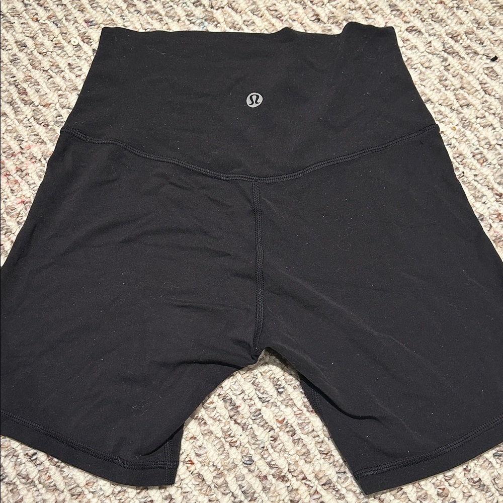 lululemon athletica Black High-Rise Bike Shorts